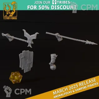 Описание картинки Beastman Centaur Chiftan от 3DPrintClub по цене 475руб | Свободный Рынок Миниатюр - СРМ
