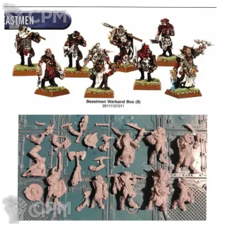 Описание картинки Beastmen warband от Old curiosity shop по цене 2 400руб | Свободный Рынок Миниатюр - СРМ