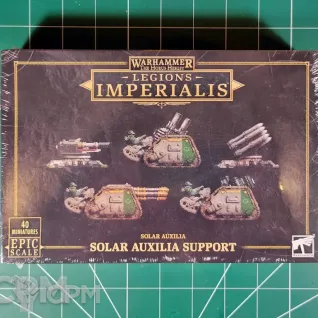 Описание картинки Legions Imperialis Solar Auxilia Support от Vault Boy по цене 4 998руб | Свободный Рынок Миниатюр - СРМ