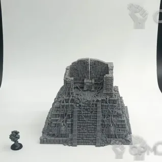 Описание картинки Древний Трон - Фэнтези Террейн, New Eden от Terrain Print по цене 1 600руб | Свободный Рынок Миниатюр - СРМ