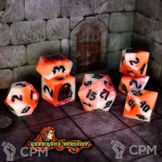 Описание картинки Ритуал Крови. Авторские дайсы ручной работы от Gabrigame_Print по цене 1 250руб | Свободный Рынок Миниатюр - СРМ