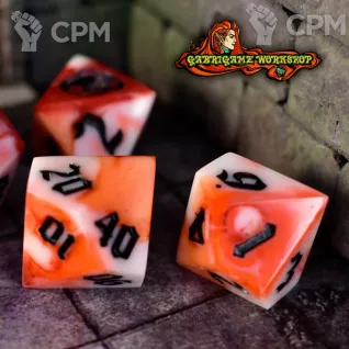 Описание картинки Ритуал Крови. Авторские дайсы ручной работы от Gabrigame_Print по цене 1 250руб | Свободный Рынок Миниатюр - СРМ