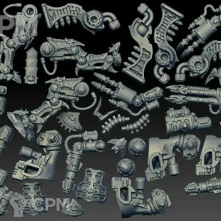 Описание картинки Sekhetar Robots (Scan) от AxeL's Forge по цене 500руб | Свободный Рынок Миниатюр - СРМ