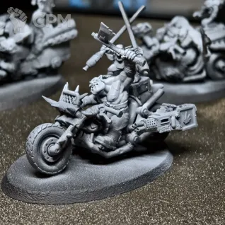 Описание картинки Отряд orcs warbiker mob от ЧерныйМОХ по цене 700руб | Свободный Рынок Миниатюр - СРМ