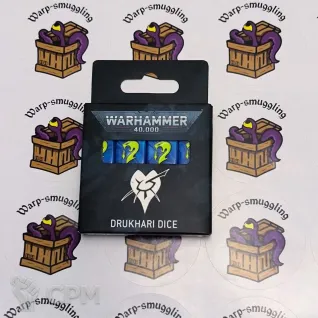Описание картинки Drukhari dice от Warp-Smuggling по цене 3 500руб | Свободный Рынок Миниатюр - СРМ