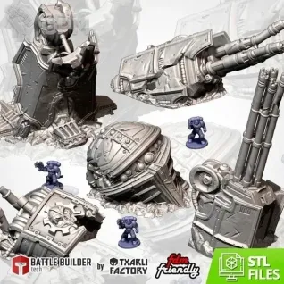 Описание картинки Голова Титана от 3D Wargaming по цене 1 360руб | Свободный Рынок Миниатюр - СРМ
