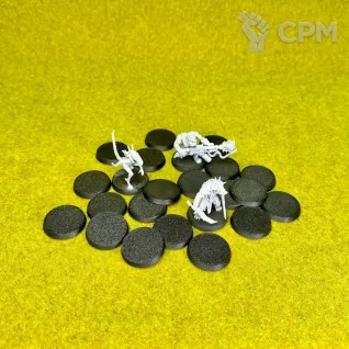 Описание картинки Базы 32мм круглые 20шт от Миниатюры и фигурки по цене 175руб | Свободный Рынок Миниатюр - СРМ