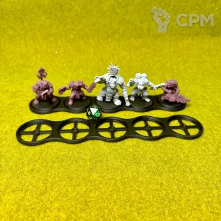 Описание картинки Movements tray для баз 40мм тип 5line (2шт) от Миниатюры и фигурки по цене 180руб | Свободный Рынок Миниатюр - СРМ