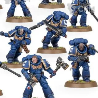 Описание картинки 5x Assault Intercessors, оригинал на литниках от Black Legion Hall по цене 2 000руб | Свободный Рынок Миниатюр - СРМ