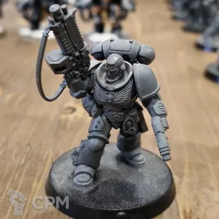 Описание картинки Primaris Lieutenant Dark Imperium от Гарус по цене 2 000руб | Свободный Рынок Миниатюр - СРМ