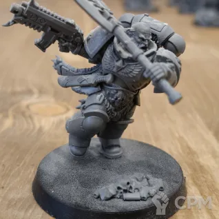 Описание картинки Haldor Icepelt Lieutenant space wolves от Гарус по цене 2 500руб | Свободный Рынок Миниатюр - СРМ