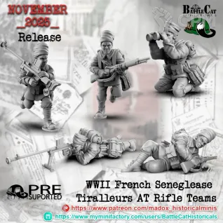 Описание картинки French Seneglease Tiralleurs AT Rifle от 3DPrintClub по цене 95руб | Свободный Рынок Миниатюр - СРМ