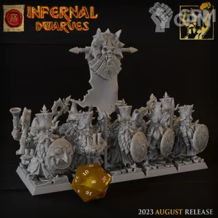 Описание картинки Infernal Guard x10 от Lazurith по цене 1 000руб | Свободный Рынок Миниатюр - СРМ