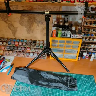 Описание картинки Photophone Настольный держатель и фон для фотографирования миниатюр. от Vault Boy по цене 2 998руб | Свободный Рынок Миниатюр - СРМ