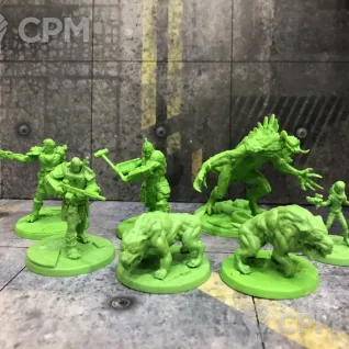 Описание картинки Мутанты и монстры из стартера от Munin по цене 1 500руб | Свободный Рынок Миниатюр - СРМ