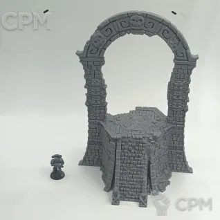 Описание картинки Жертвенный Алтарь - Фэнтези Террейн, New Eden от Terrain Print по цене 1 600руб | Свободный Рынок Миниатюр - СРМ