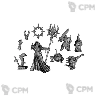 Описание картинки Mibyllorr Darkfang, Chaos Sorcerer Lord от 3D Print Workshop по цене 677руб | Свободный Рынок Миниатюр - СРМ