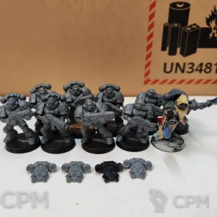 Описание картинки Dark Vengeance Tactical Squad x10 (оригинал) от Ellioth по цене 2 800руб | Свободный Рынок Миниатюр - СРМ