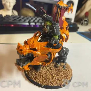 Описание картинки Mozrog Skragbad / Beastboss on Squigosaur от Drygplova по цене 1 200руб | Свободный Рынок Миниатюр - СРМ