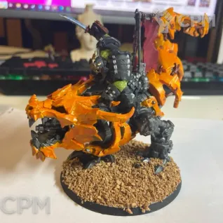 Описание картинки Mozrog Skragbad / Beastboss on Squigosaur от Drygplova по цене 1 200руб | Свободный Рынок Миниатюр - СРМ