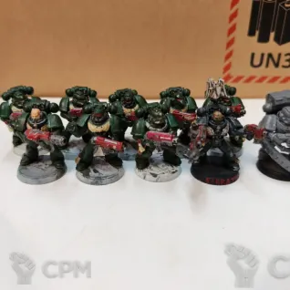 Описание картинки Dark Angels Tactical Squad x10 (оригинал) от Ellioth по цене 1 900руб | Свободный Рынок Миниатюр - СРМ