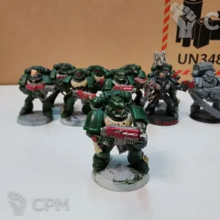 Описание картинки Dark Angels Tactical Squad x10 (оригинал) от Ellioth по цене 1 700руб | Свободный Рынок Миниатюр - СРМ