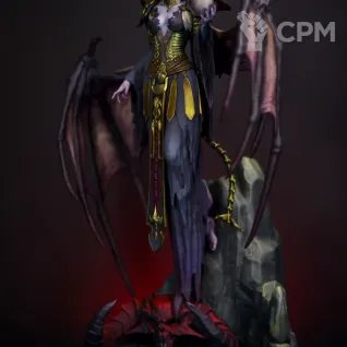 Описание картинки Lilith Diablo IV от SmokeOLyee по цене 12 000руб | Свободный Рынок Миниатюр - СРМ