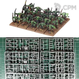 Описание картинки Orc &amp; Goblin Tribes Goblins x20 (Goblin Mob) от Vault Boy по цене 3 498руб | Свободный Рынок Миниатюр - СРМ