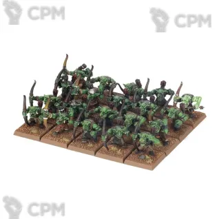 Описание картинки Orc &amp; Goblin Tribes Goblins x20 (Goblin Mob) от Vault Boy по цене 3 498руб | Свободный Рынок Миниатюр - СРМ