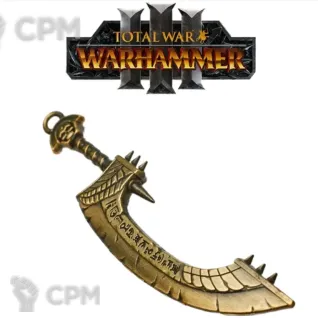 Описание картинки Keychain Nehekharan Khopesh (Оригинал) от Vault Boy по цене 2 698руб | Свободный Рынок Миниатюр - СРМ