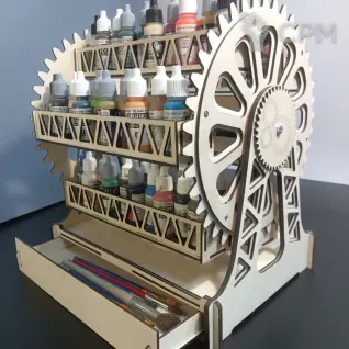 Описание картинки Подставка мельница для красок от danypingvin по цене 4 900руб | Свободный Рынок Миниатюр - СРМ