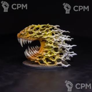 Описание картинки Ravenak’s Gnashing Jaws от Monger по цене 2 950руб | Свободный Рынок Миниатюр - СРМ