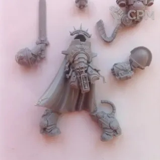 Описание картинки Primaris Space Marine Captain. от Серж по цене 350руб | Свободный Рынок Миниатюр - СРМ