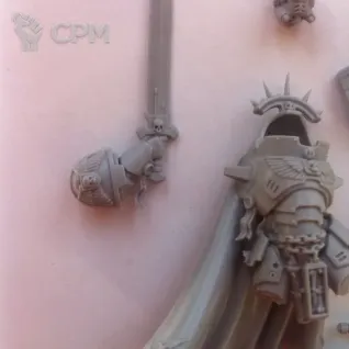 Описание картинки Primaris Space Marine Captain. от Серж по цене 350руб | Свободный Рынок Миниатюр - СРМ