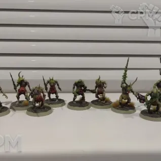 Описание картинки Plaguebearers от Anval_Thawn по цене 3 400руб | Свободный Рынок Миниатюр - СРМ