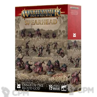Описание картинки SPEARHEAD BLADES OF KHORNE: FANGS OF THE BLOOD GOD от Дауран по цене 12 500руб | Свободный Рынок Миниатюр - СРМ
