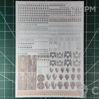 Описание картинки Iron Warriors Legion Transfer Sheet Декали Оригинал GW от Vault Boy по цене 5 298руб | Свободный Рынок Миниатюр - СРМ