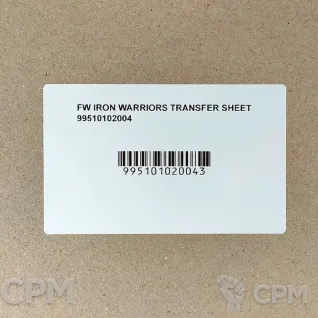 Описание картинки Iron Warriors Legion Transfer Sheet Декали Оригинал GW от Vault Boy по цене 5 298руб | Свободный Рынок Миниатюр - СРМ