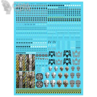 Описание картинки Iron Warriors Legion Transfer Sheet Декали Оригинал GW от Vault Boy по цене 5 298руб | Свободный Рынок Миниатюр - СРМ