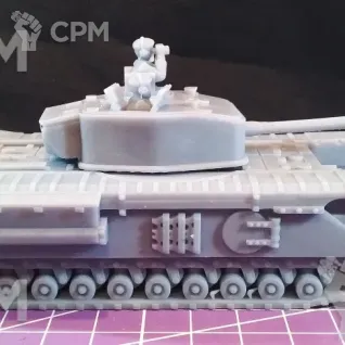 Описание картинки Британский пехотный танк Churchill VII / масштаб 1:56 / 28мм от DModels по цене 1 470руб | Свободный Рынок Миниатюр - СРМ