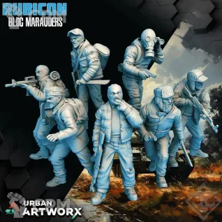 Описание картинки Rubicon bloc marauders от Wardog Workshop по цене 1 200руб | Свободный Рынок Миниатюр - СРМ