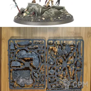 Описание картинки Wight King on Skeletal Steed от Black Legion Hall по цене 4 950руб | Свободный Рынок Миниатюр - СРМ