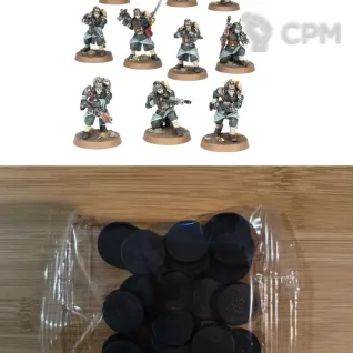 Описание картинки 10x Death Corps of Krieg от Black Legion Hall по цене 4 180руб | Свободный Рынок Миниатюр - СРМ