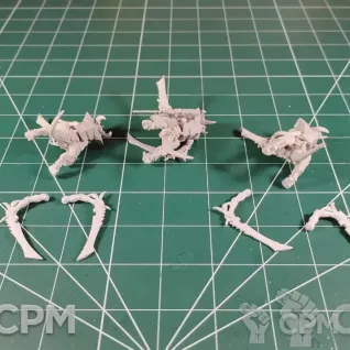 Описание картинки Tyranids Tyranid Warriors x6 Смола от Каджит по цене 2 998руб | Свободный Рынок Миниатюр - СРМ