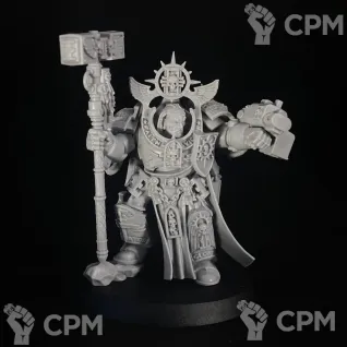 Описание картинки Grey Knights Grand Master Voldus от KoofWorkshop по цене 1 050руб | Свободный Рынок Миниатюр - СРМ