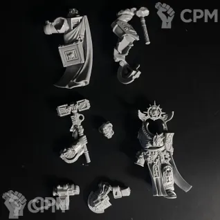 Описание картинки Grey Knights Grand Master Voldus от KoofWorkshop по цене 1 050руб | Свободный Рынок Миниатюр - СРМ