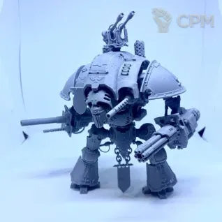 Описание картинки Imperial Knight, Рыцарь, Warhammer 40k от Flameborn_Minis по цене 4 000руб | Свободный Рынок Миниатюр - СРМ