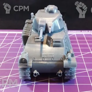 Описание картинки Французский средний танк Somua S35 / масштаб 1:56/ 28мм от DModels по цене 1 620руб | Свободный Рынок Миниатюр - СРМ