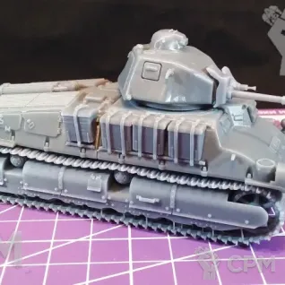 Описание картинки Французский средний танк Somua S35 / масштаб 1:56/ 28мм от DModels по цене 1 620руб | Свободный Рынок Миниатюр - СРМ