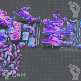 Описание картинки Varanguard от JANIX 3D STUDIO  по цене 1 500руб | Свободный Рынок Миниатюр - СРМ